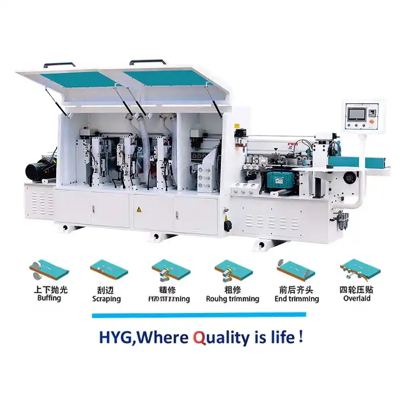 Automatic Straight Line Edge Banding Machine HE-X1 For Wardrobe And Kitchen Cabinet