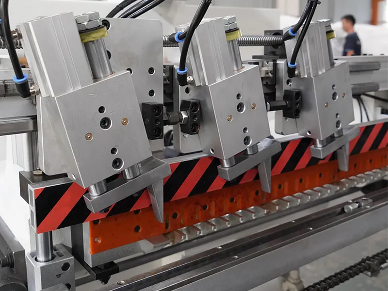 Automatic Four Rows Panel Boring Machine HD 4022BAS CNC Touch Positioning for Woodworking Wardrobe Kitchen Cabinet