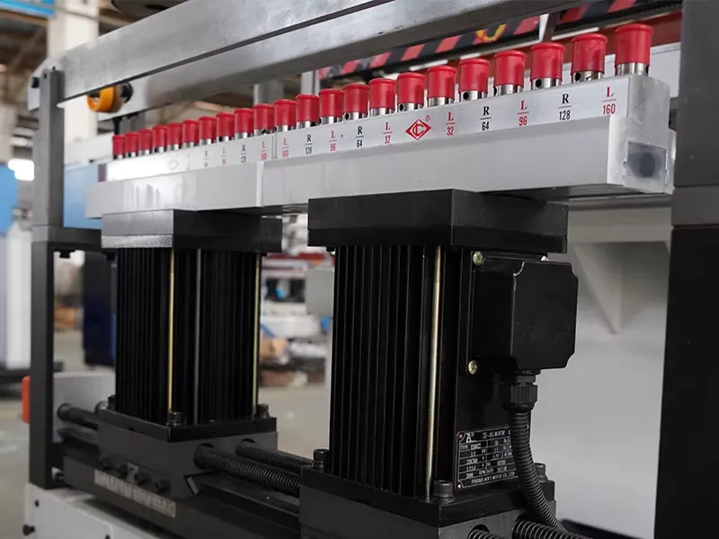 Automatic Four Rows Panel Boring Machine HD-4022BAS Drill row unit