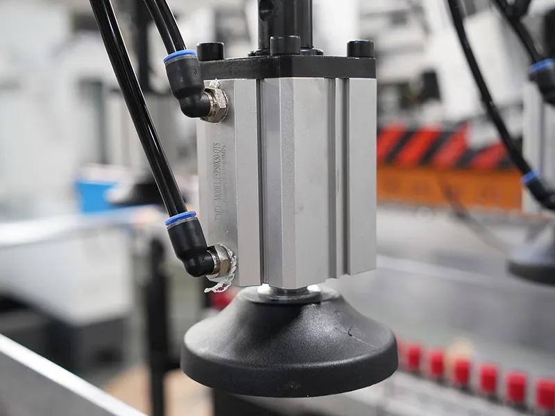 Automatic Four Rows Panel Boring Machine HD-4022BAS Press cylinder