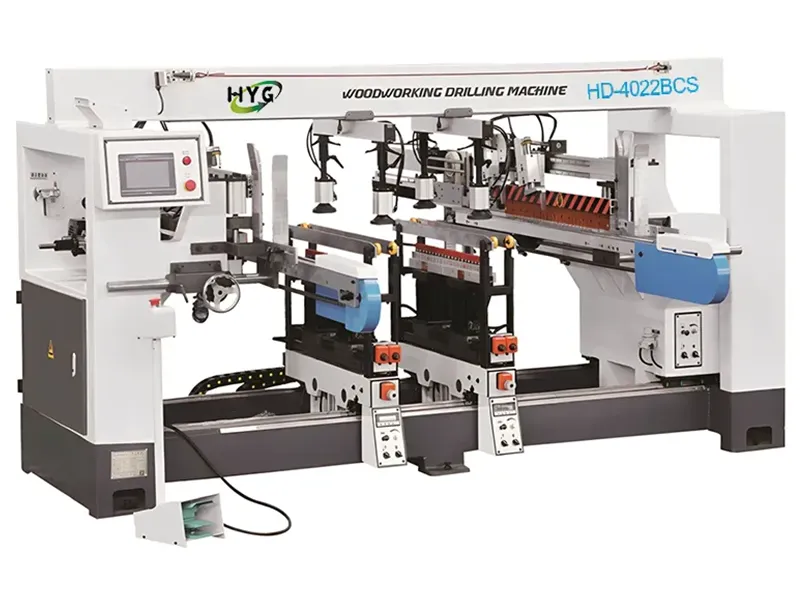 Automatic Four Rows Panel Boring Machine HD-4022BCS for Wardrobe Kitchen Cabinet