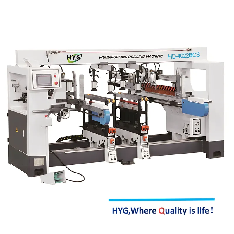 Automatic Four Rows Panel Boring Machine HD-4022BCS for Woodworking Wardrobe, Kitchen Cabinet 1 Automatic Four Rows Panel Boring Machine HD-4022BCS