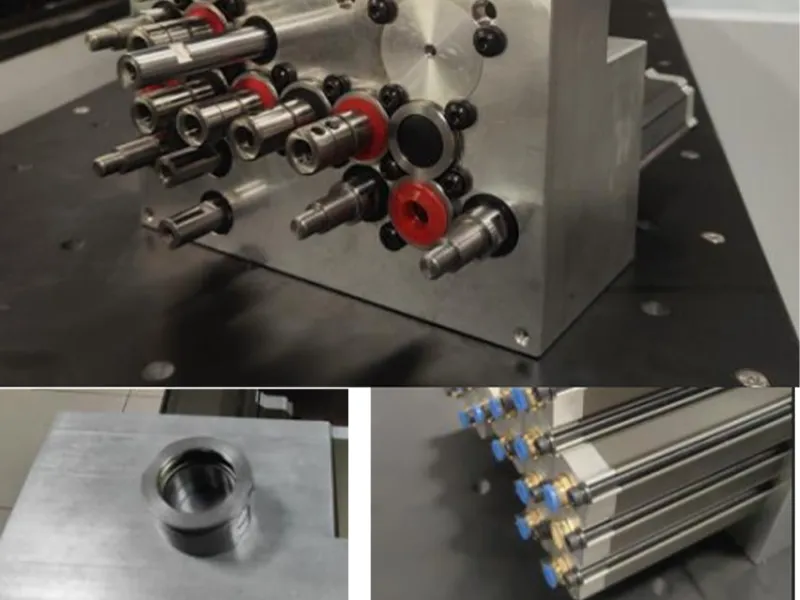 HYG CNC Six Sides Panel Drilling Machine HD-612BS With Double Drill Packages High-Speed Chip-Free Drilling Head