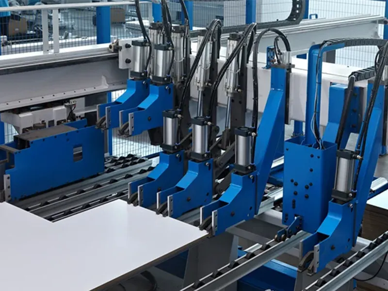 HYG CNC panel saw 2 independent pushers