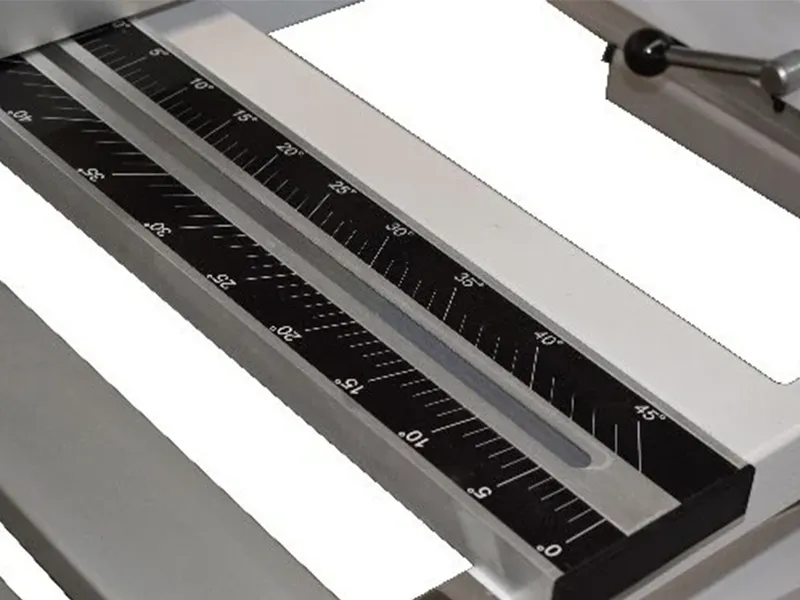HYG Machinery Precision Sliding Table Panel Saw HS-132 Cross stop (ruler)