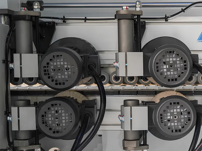 Double buffing for Dual Glue Pot Edge Bander HE-568SC