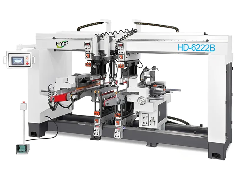 HD-6222BC 6-Row Dual-Face Boring Machine Top & Bottom Drilling