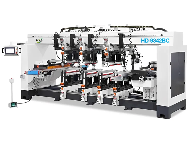 HYG 9-Row CNC Boring Center HD-9342BC with 210 Spindles & Servo Control