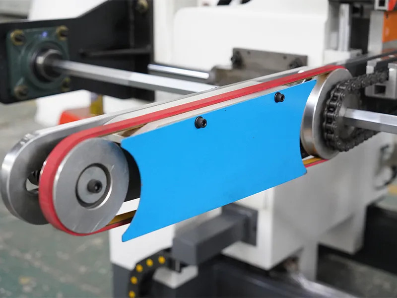 HYG HD-6222BC 6-Row Dual-Face Boring Machine belt conveyor system